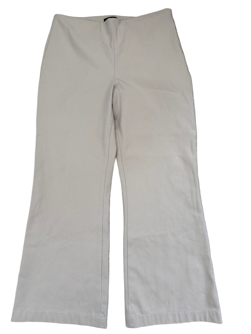 THEORY Tan Wide Leg Cropped Pants sz 10